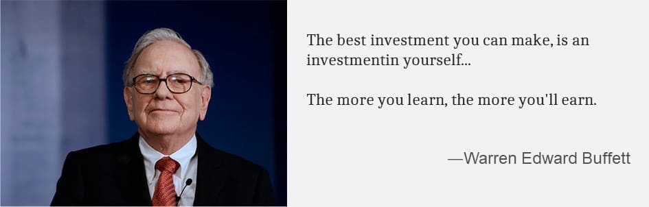 最好的投資就是投資自己